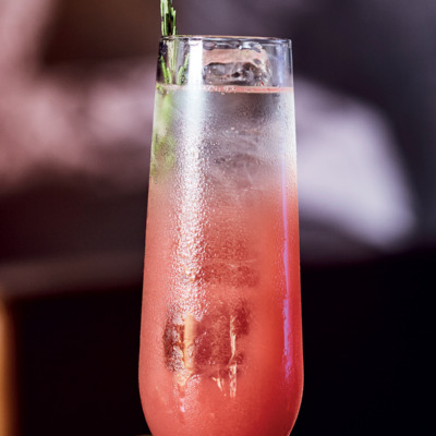 Watermelon and rosemary cocktail