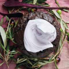 Beetroot cake with rose-geranium frosting