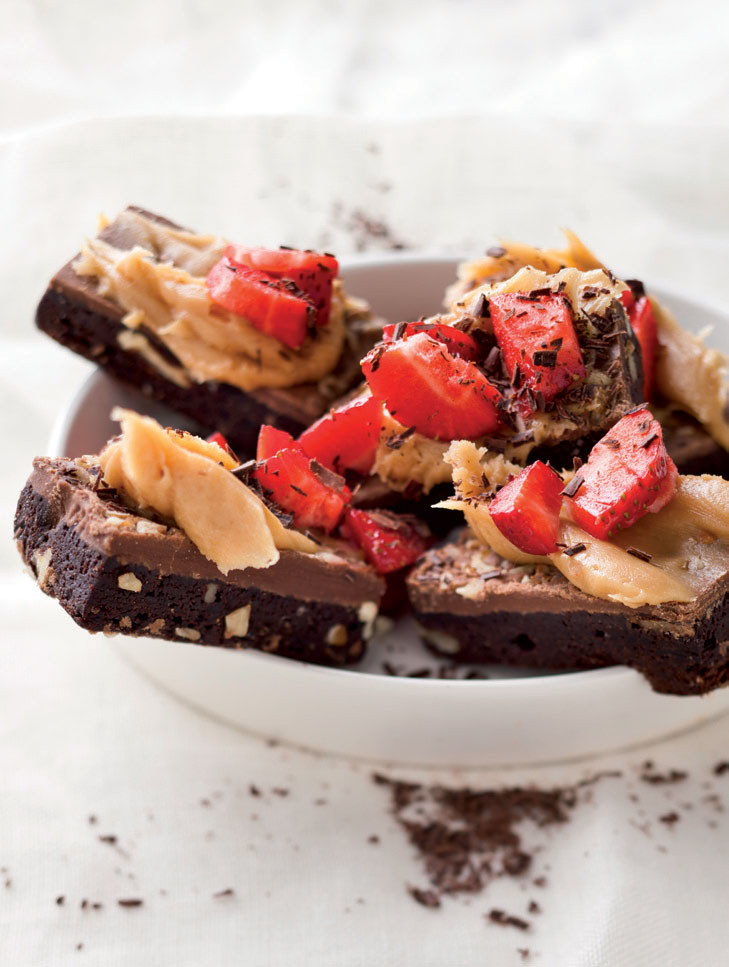 Peanut Butter Chocolate Brownies Recipe | WW TASTE