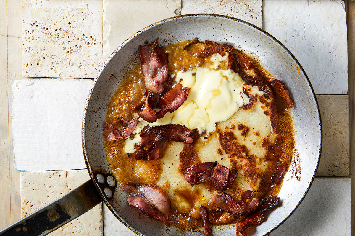 Potato Farl With Crispy Bacon And Maple Syrup Woolworths Taste