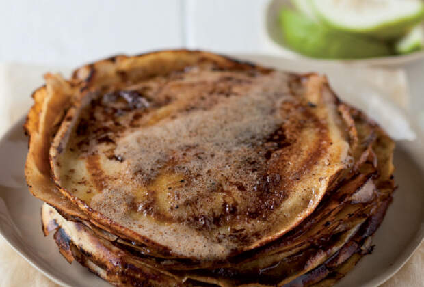 Caramelised buttery pancakes recipe