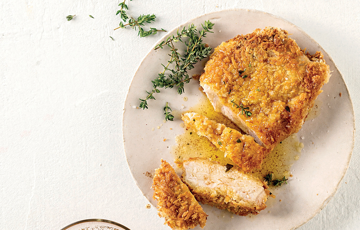Lemonandthyme panko crumbed pork chops Woolworths TASTE