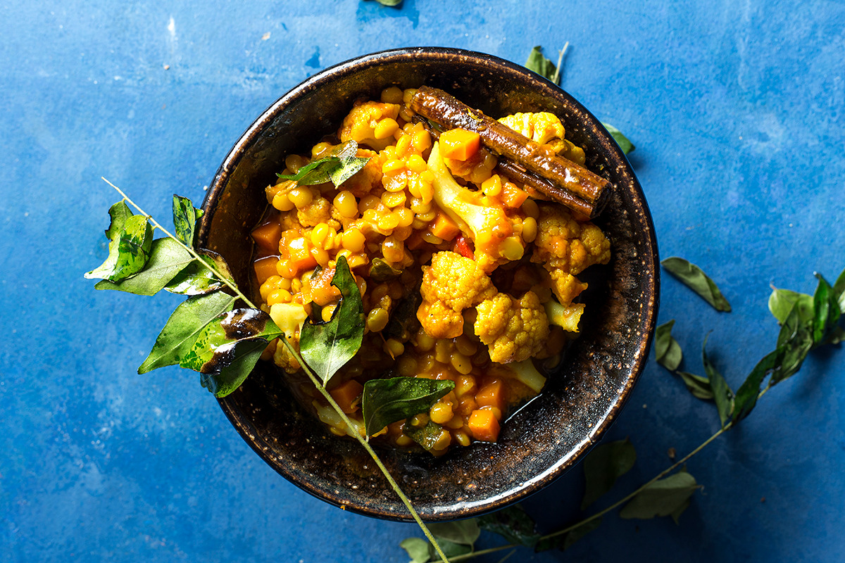 Dhal and cauliflower curry recipe
