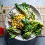 Creamy chilli chicken and corn with coriander recipe