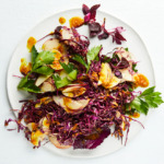 Red cabbage-and-apple slaw with tamarind, turmeric and ginger dressing recipe
