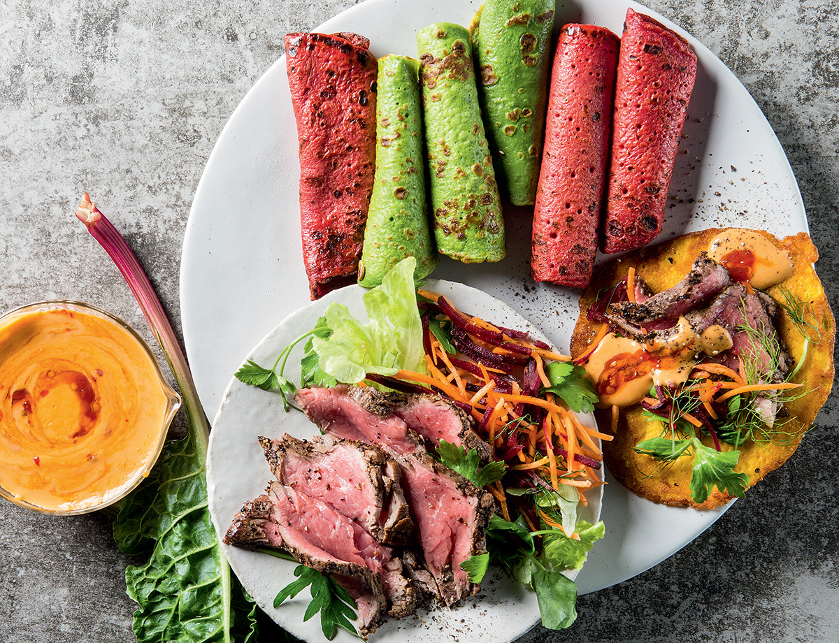 Pancake steak wraps: 1 batter 3 ways | Woolworths TASTE