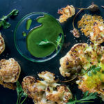 Roast cauliflower with parsley oil recipe