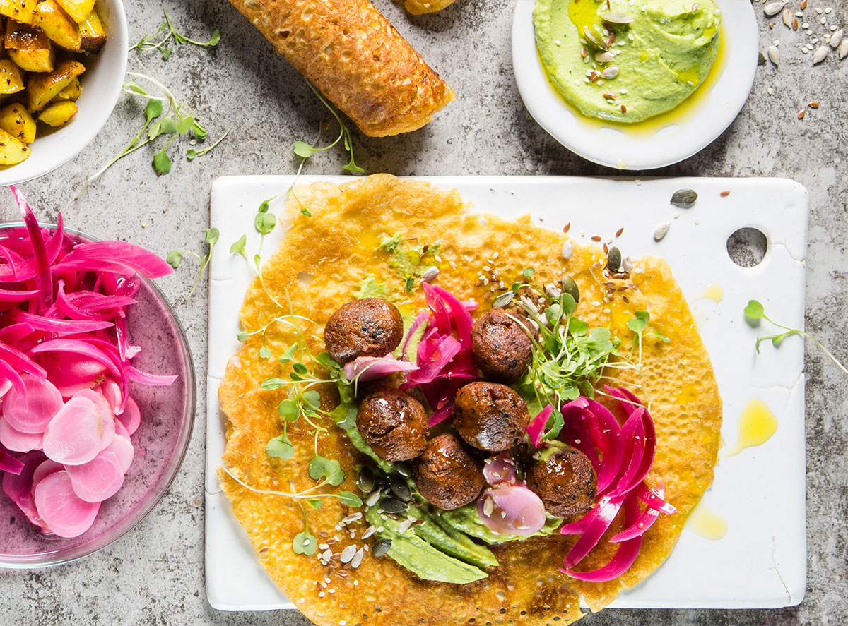 Easy dosas and falafel recipe | Quick &amp; Flavourful | TASTE
