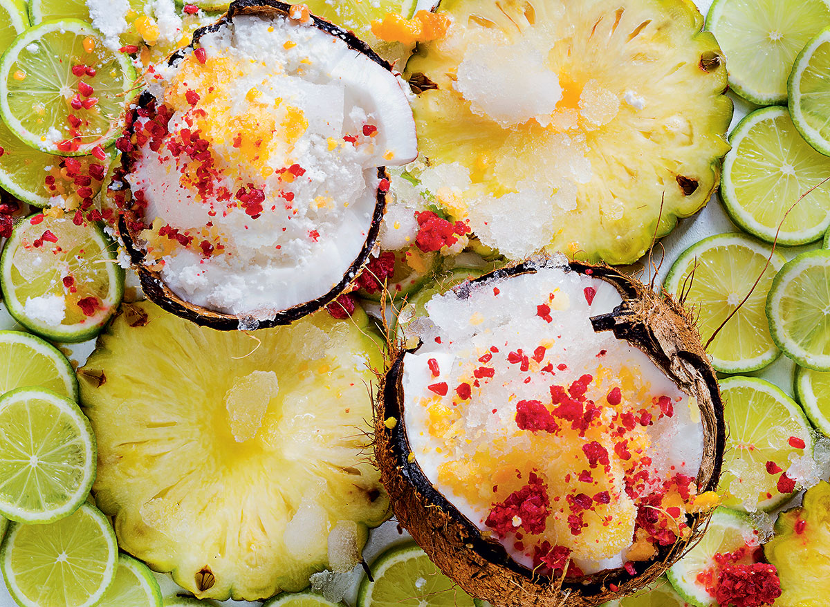 Tropical coconut snow Woolworths TASTE