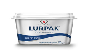 A tub of Lurpak butter