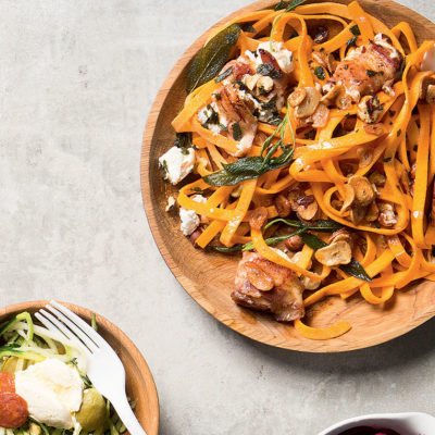 Spiralised veggies are the perfect carb-clever substitute for pasta