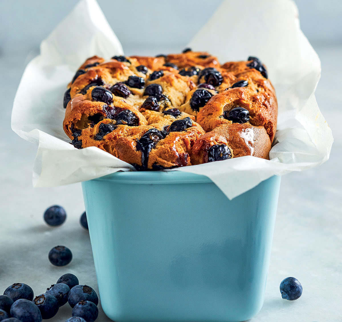 Peanut butter-and-blueberry loaf recipe