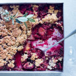 Plum-and-berry crumble recipe
