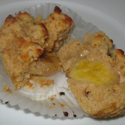 Peanut butter and banana scone