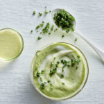 Green goddess-style low-fat Ayrshire yoghurt dressing recipe