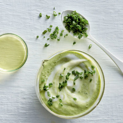 Green goddess-style low-fat Ayrshire yoghurt dressing