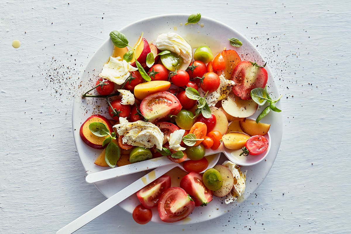 Tomato and Flavourburst nectarine salad recipe