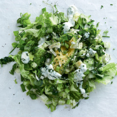 Chopped green salad