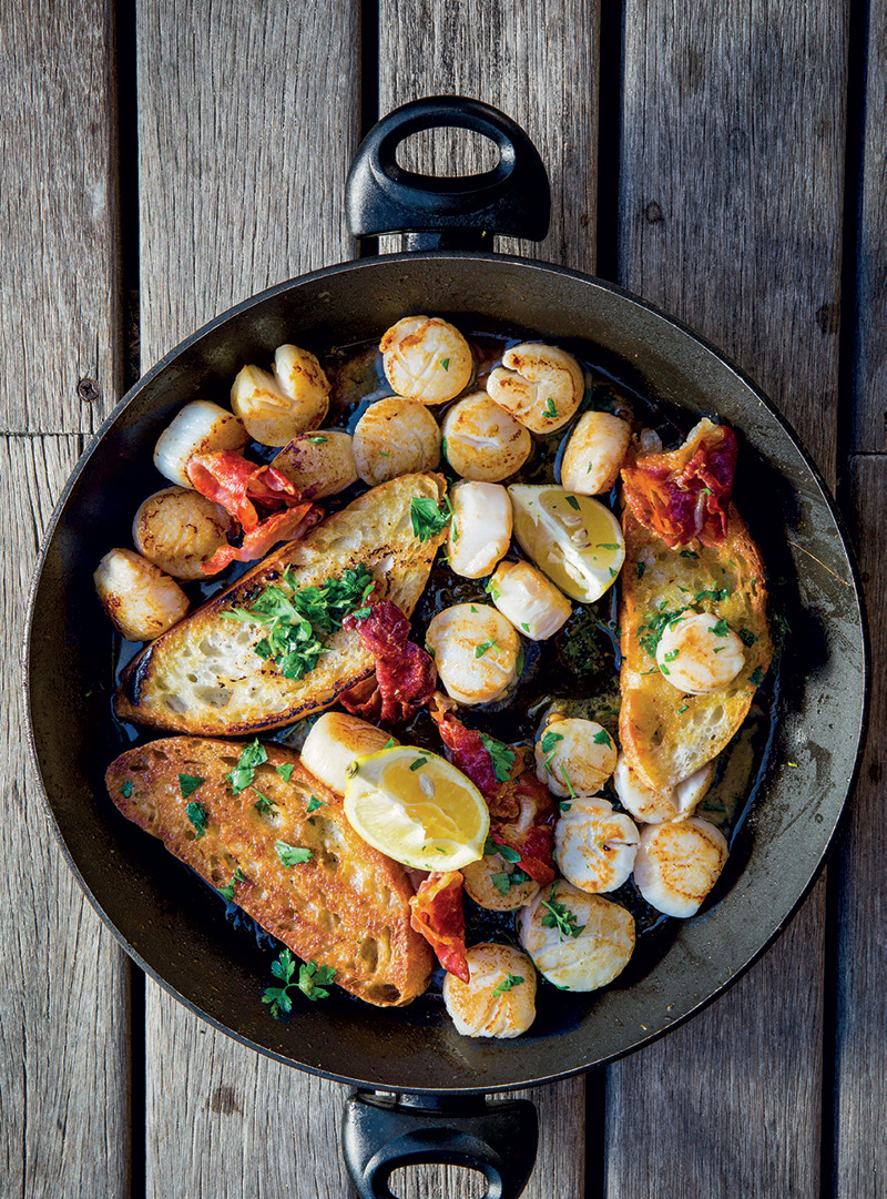 Lemon scallops and Parma ham | Woolworths TASTE