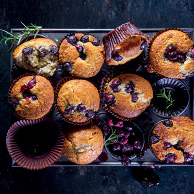 Watch: big batch berry-and-coconut muffins
