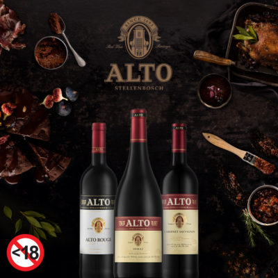 Win one of three Alto wine hampers worth R540 each