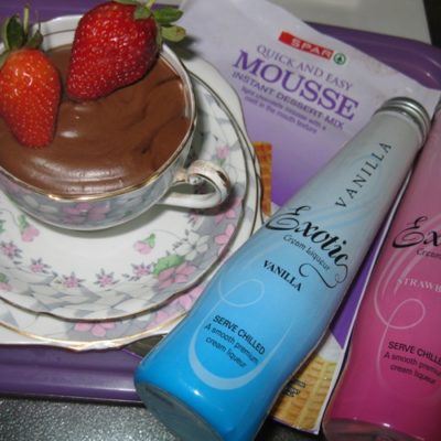 Strawberry Liqueur Chocolate Mousse