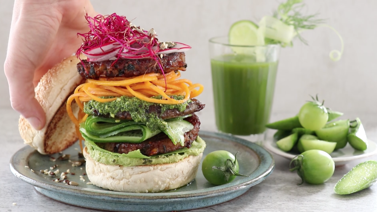 7 steps to building the best plantbased burger Woolworths TASTE
