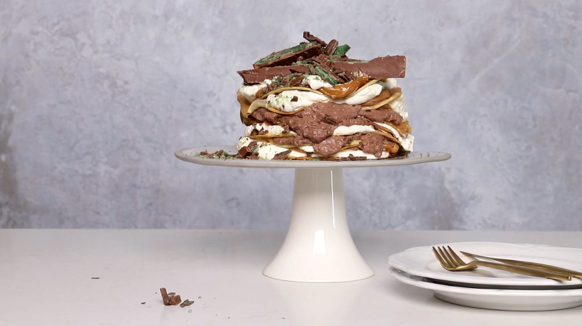 Peppermint Crisp pancake stack | Woolworths TASTE