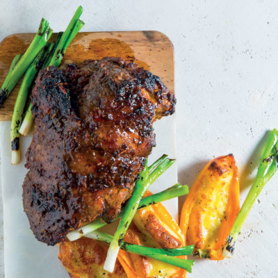 Sunday lunch made easy with Woolies Easy to Cook free-range deboned lamb