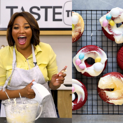 Watch: Siba's 20-minute red velvet doughnuts