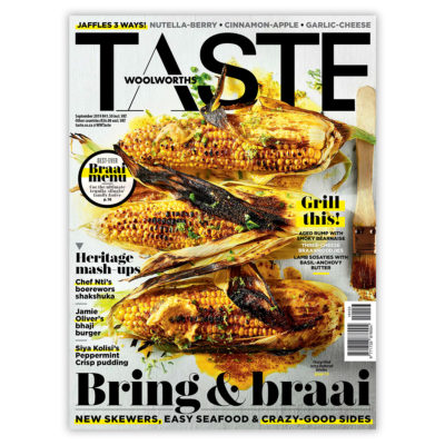 Get everything you need for your braai in TASTE's September issue