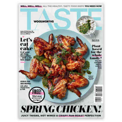 Put a spring in your step with TASTE's October issue