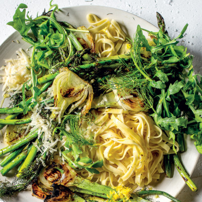 Fennel-and-asparagus pasta