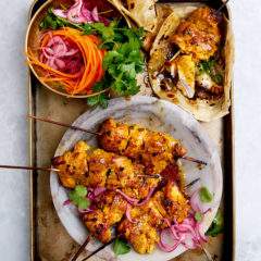 Easy tandoori chicken skewers