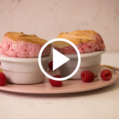 Watch: Abi's ultimate raspberry soufflé