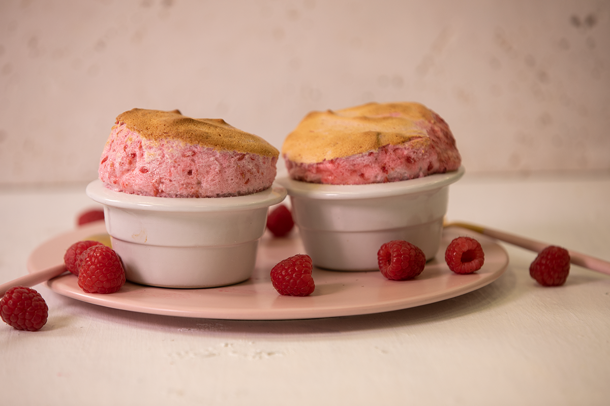 Abi's ultimate raspberry soufflé Woolworths TASTE