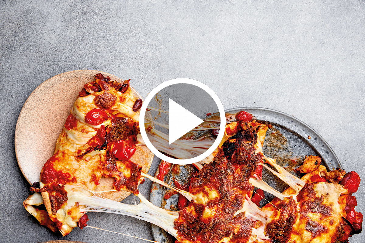 Watch Easy, cheesy chicken enchiladas Woolworths TASTE