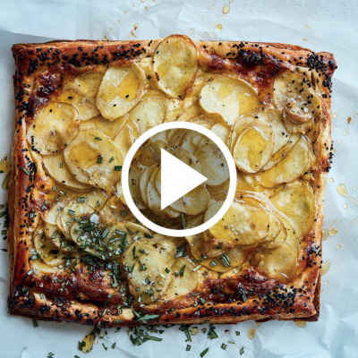 Watch: Double-carb potato pie