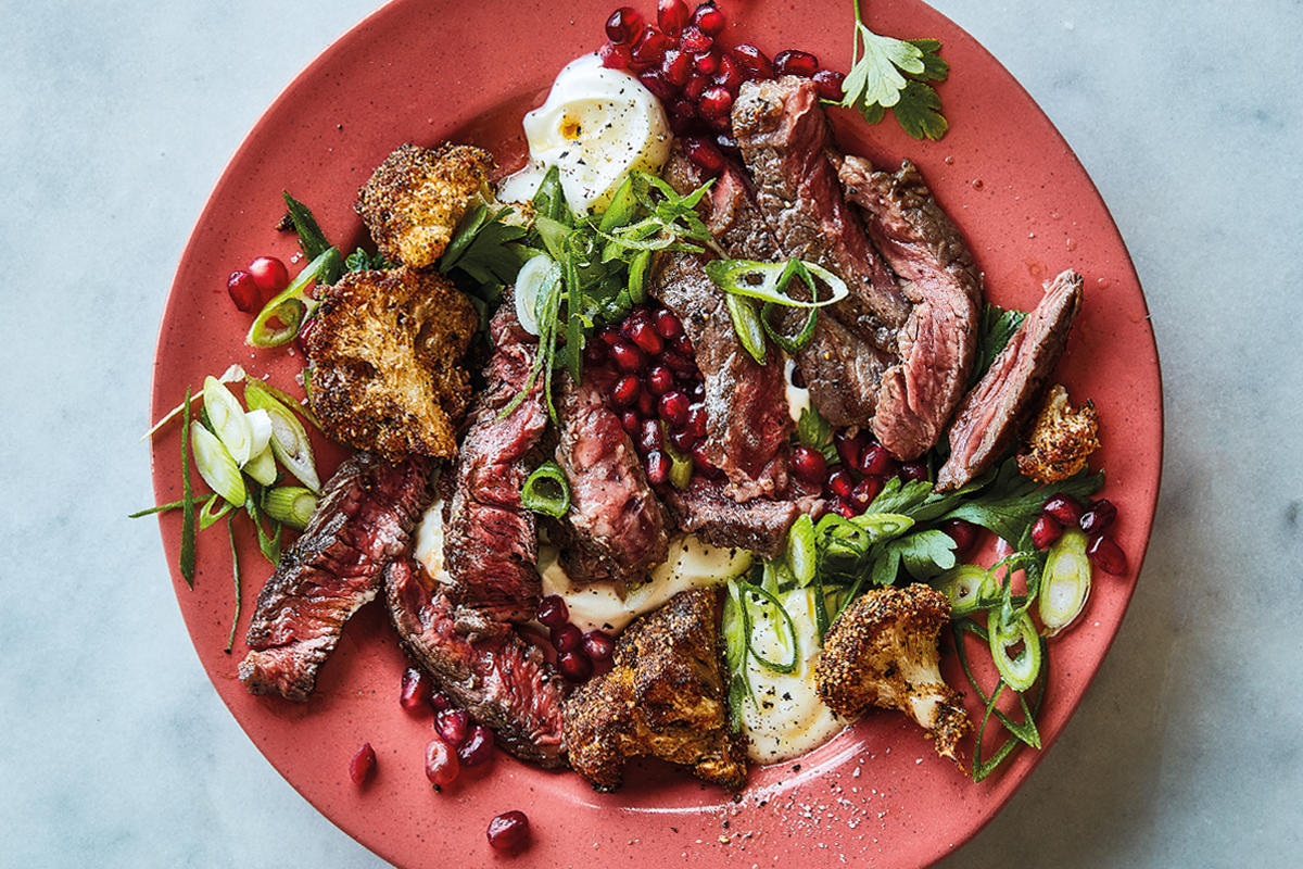 Steak and Southern-spiced cauliflower recipe | WW TASTE​