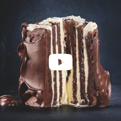 Watch: Giant Swiss roll cake