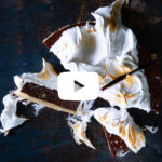 chocolate meringue tart