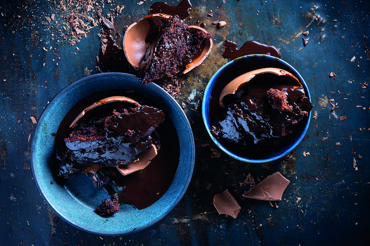 Chocolate malva pudding