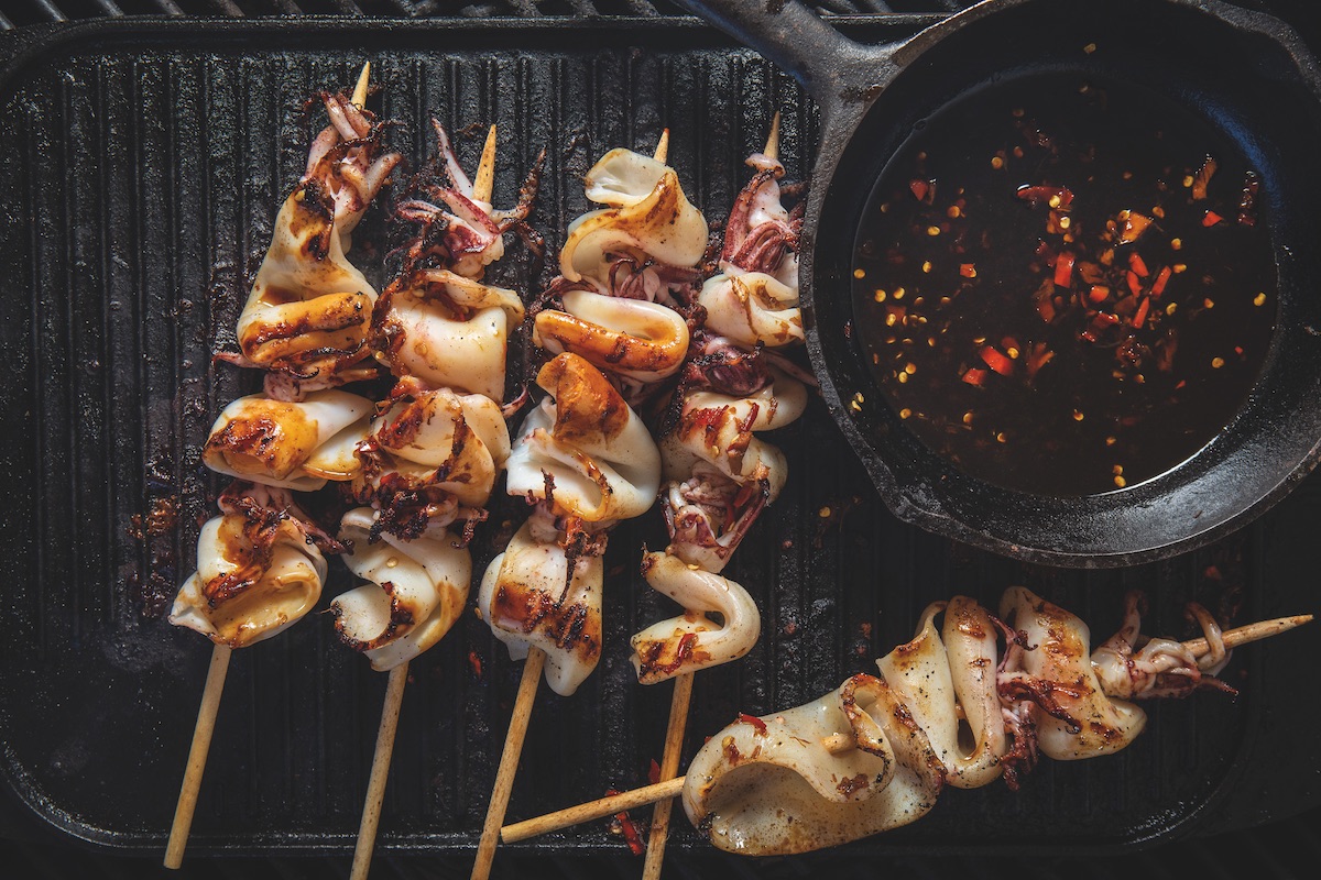 Calamari dish draped in asian dressing recipe | WW TASTE