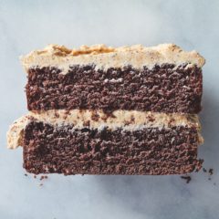 Chocolate-and-cornflake cake