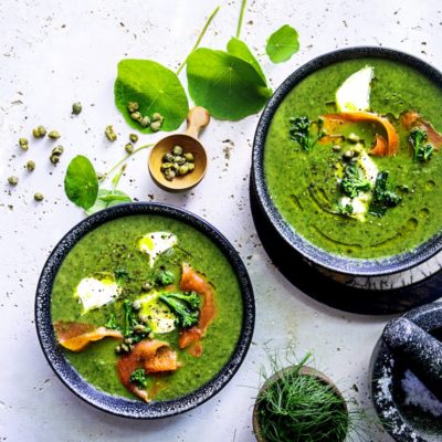Green vegetable soup