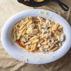 Pasta with ricotta and brown butter
