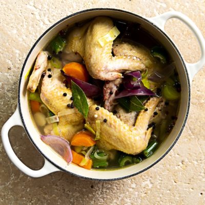 Quick-and-easy chicken stock