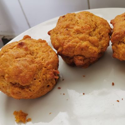 Red Curry Paste Peanut Butter Cheese Muffins