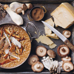 Liam Tomlin's mushroom risotto