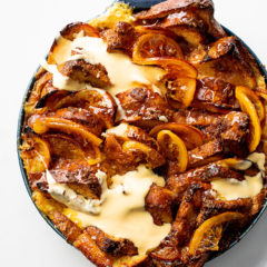 Our version of Nigella's bread-and-butter pudding